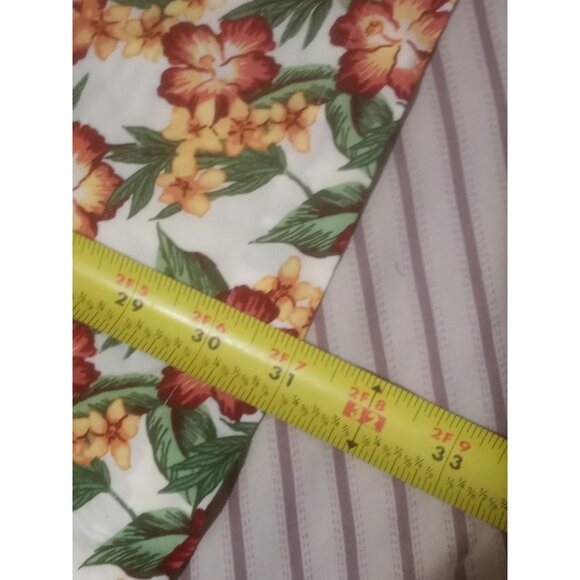 Roundtree Yorke Caribbean Short-Sleeve XL Multicolor Floral Paradise Shirt NWT - Picture 13 of 13